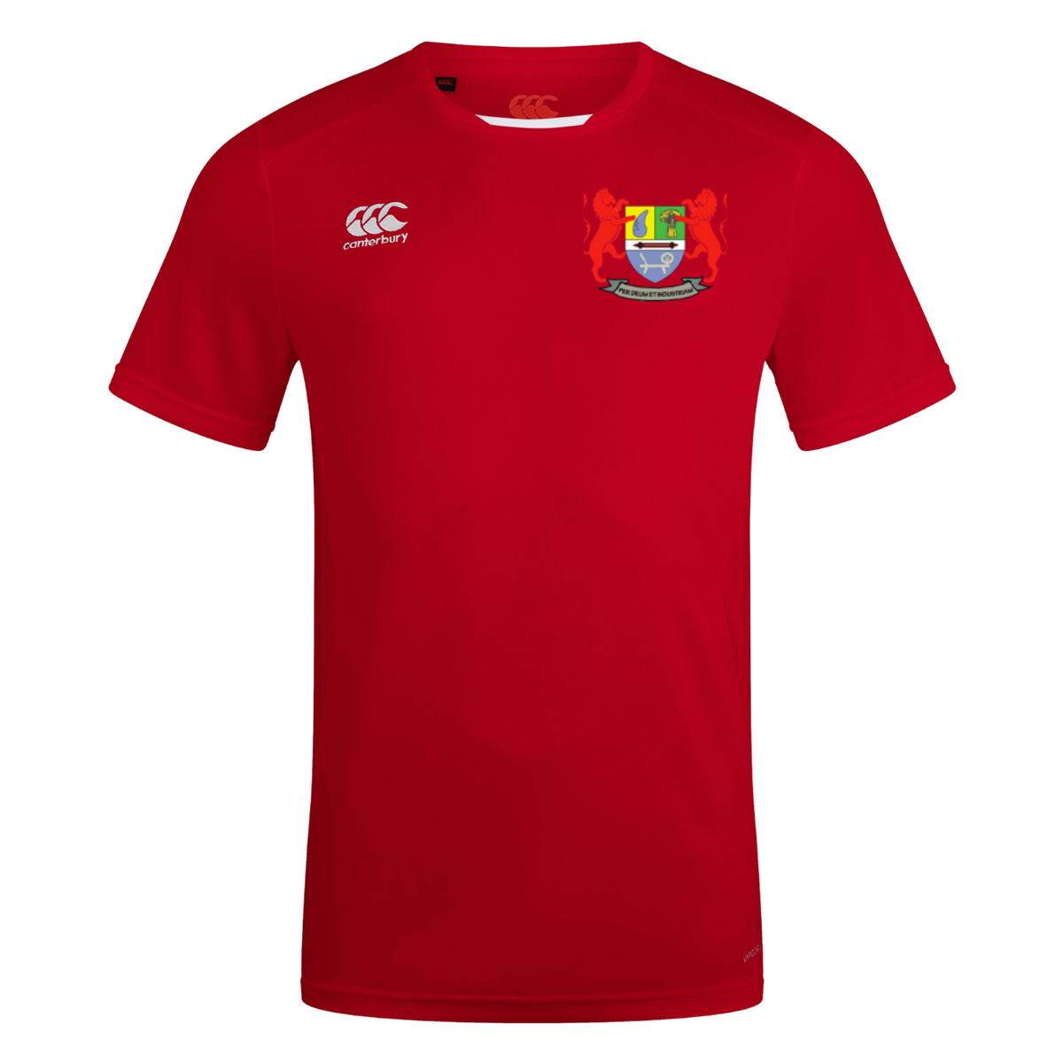 Banbridge Academy PE T-Shirt White/Red/Black