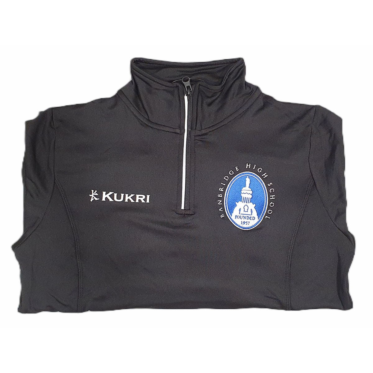 Banbridge High School 1/4 Zip Top Black