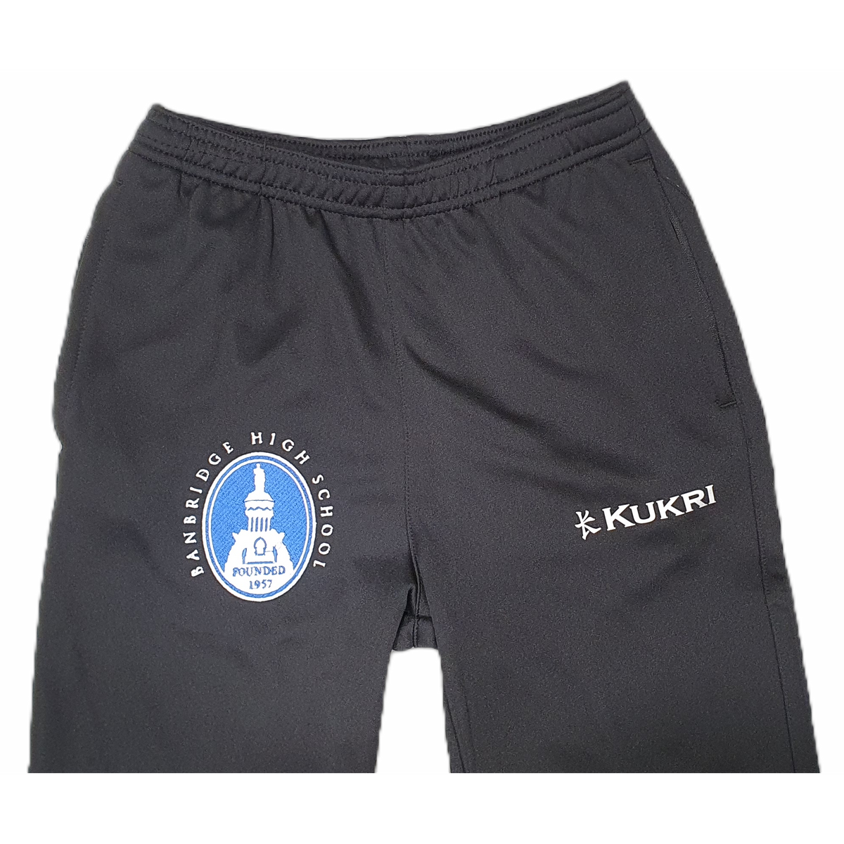 Banbridge High School Boys Tapered Track Pant Black