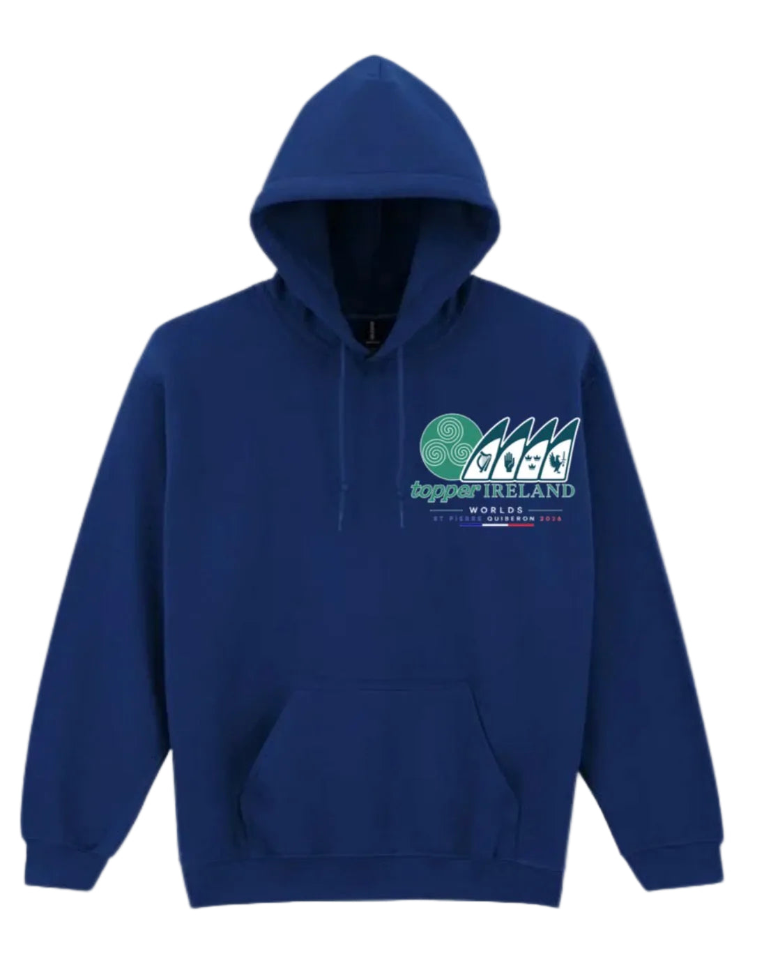 Topper Ireland Navy Blue Hoodie Worlds 2026