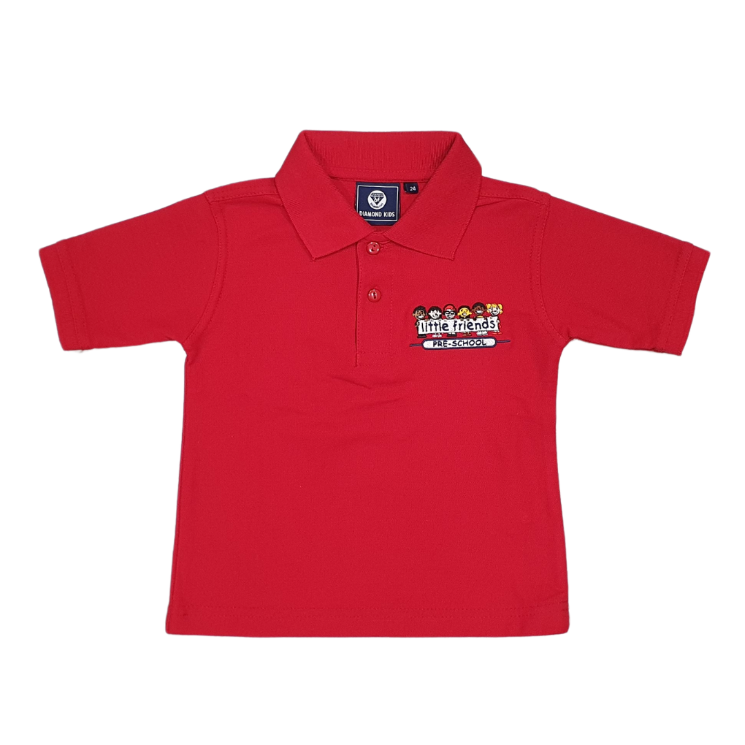 Little Friends Pre-School Polo Red